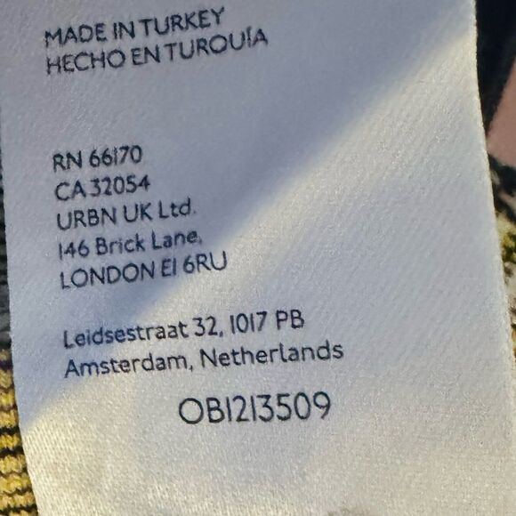 Free People Honey Pleated Skirt in Retro Sunshine Combo Size 4 - Picture 9 of 10